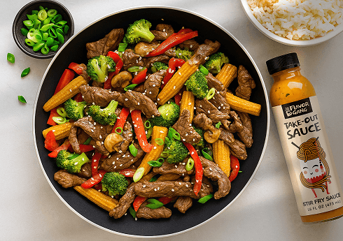 Sweet Soy Beef Stir Fry